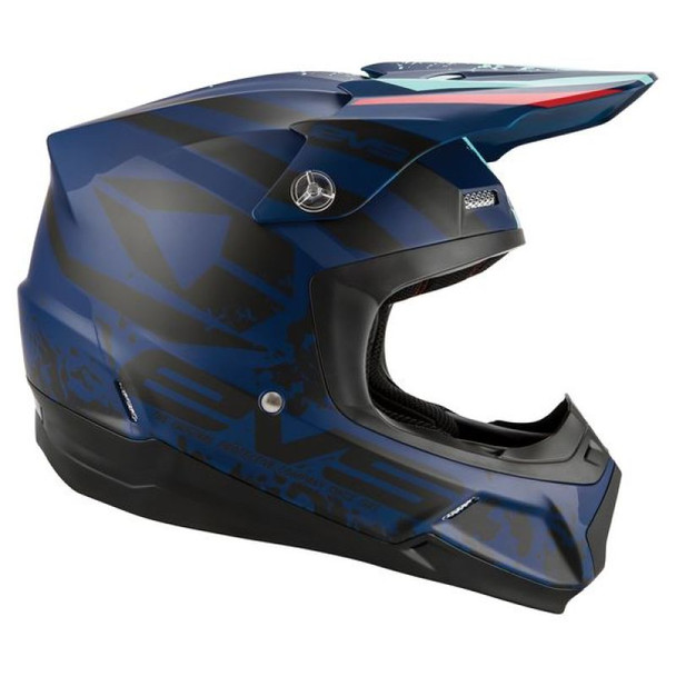 EVS T5 Grappler Helmet Matte Dark Blue - Medium HE18T5G-DKBU-M
