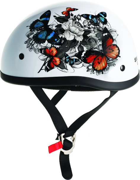 Skid Lids White Rose Original Helmet - Large 649527