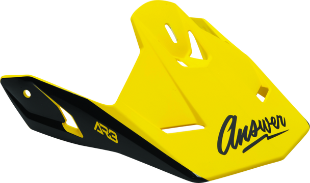 Answer AR3 Pace Visor - Yellow/Black/Orange 446042
