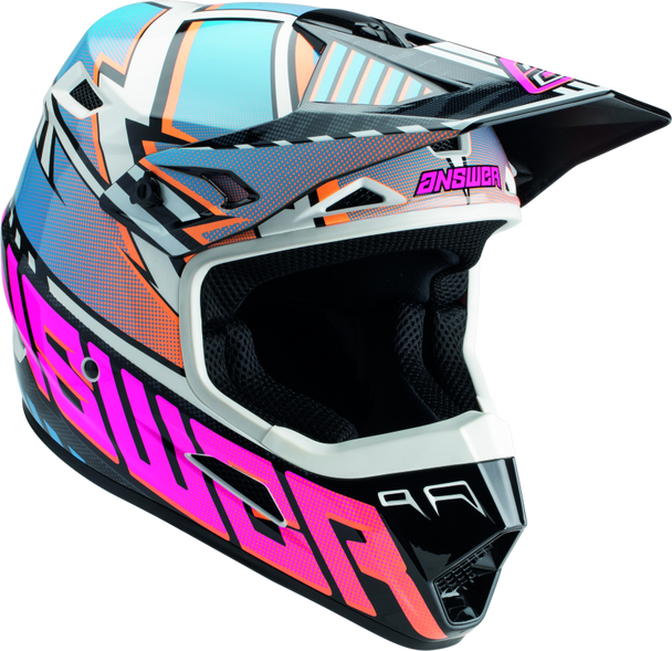 Answer AR3 Rapid Helmet Blue/Orange/Rhodamine Youth - Medium 447782