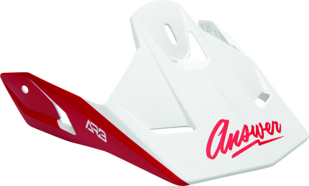 Answer AR3 Pace Visor - White/Red/Blue 446040