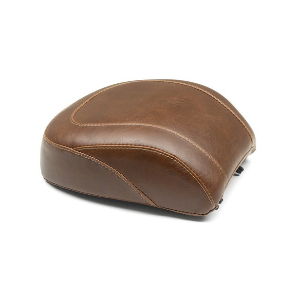 Mustang 18-21 Harley Fat Boy Wide Tripper Passenger Seat - Brown 83021