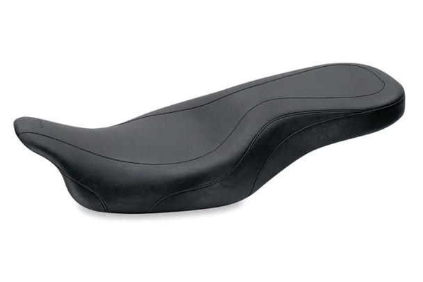 Mustang 08-21 Harley Electra Glide Std,Rd Glide,Rd King,Street Glide DayTripper 1PC Seat - Black 76025