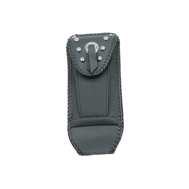 Mustang 65-86 Harley Early FL Touring Tank Bib w/Studs - Black 93309