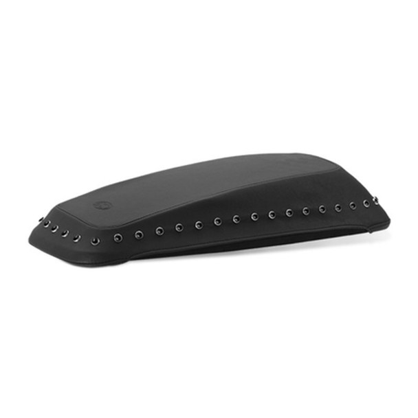 Mustang 08-21 Harley FL Touring Saddlebag Lid Covers w/Black Pearl Studs- Black 77624