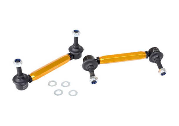 Whiteline Universal Swaybar Link Kit-Heavy Duty Adj Steel Ball w/ 10mm Ball Stud KLC140-115 Whiteline Universal Swaybar Link Kit-Heavy Duty Adj Steel Ball w/ 10mm Ball Stud KLC140-115