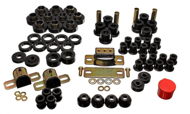 Energy Suspension 80-86 Jeep CJ7 Black Hyper-Flex Master Bushing Set 2.18102G