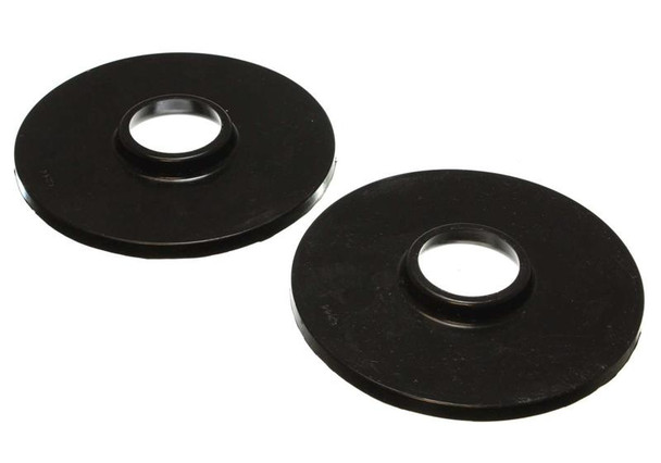 Energy Suspension 97-06 Jeep Wrangler YJ & TJ Black Rear Coil Spring Isolator Set 2.6108G
