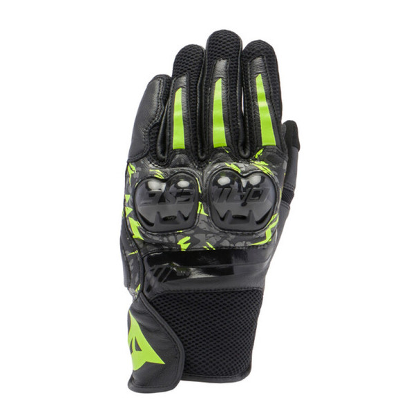 Dainese Mig 3 Unisex Leather Gloves Black/Anthracite/Yellow Fluorescent - 2XL 201815934-P18-XXL