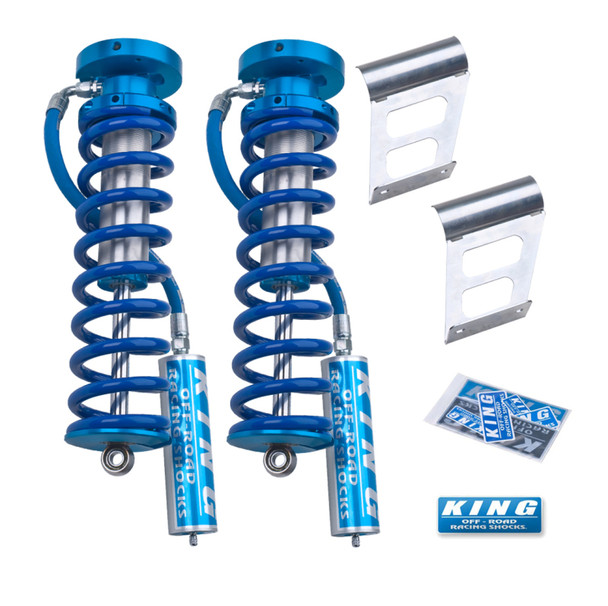 King Shocks 2005+ Ford F-250/F-350 4WD Front 2.5 Dia Remote Reservoir Coilover Conversion (Pair) 25001-146