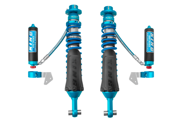 King Shocks 2021 Ford Bronco Rear 2.5 Dia Remote Reservoir Shock w/Adjusters (Pair) 25001-393A