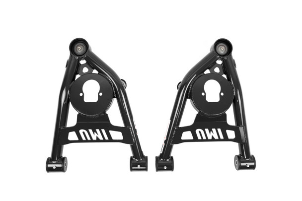 UMI Performance 64-72 GM A-Body Tubular Upper & Lower Front A-Arm Kit - Black 403133-B