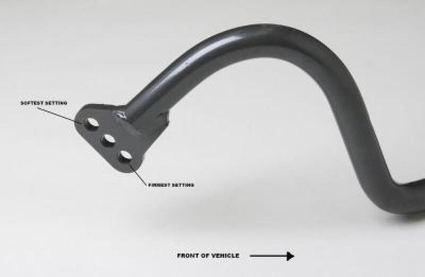 Progress Tech 09-23 Dodge Challenger Tubular Rear Sway Bar (25mm - Adjustable) 62.0637