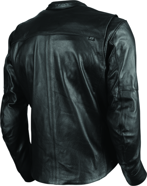 Speed and Strength Band of Brothers Leather Jacket Black - Small 880365