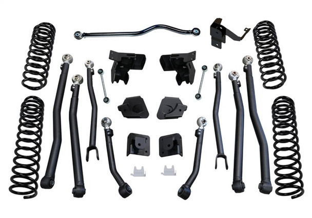 Superlift 07-18 Jeep Wrangler JK 4in Long Arm Kit - Fox RES Shocks K201FX