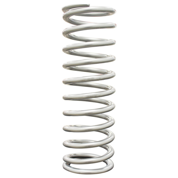 QA1 2-1/2in ID High Travel Spring - 14in Length x 130lbs/in - Silver Powder Coated 14HT130
