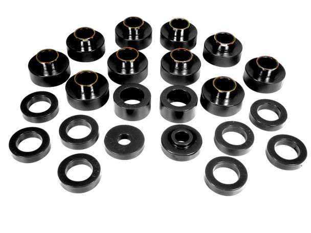 Prothane 81-86 Jeep CJ8 Body Mount - Black 1-104-BL