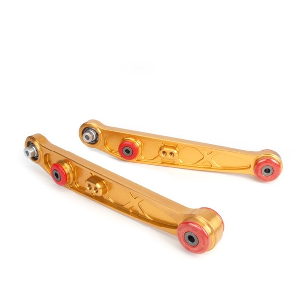 Skunk2 Honda/Acura EG/DC Alpha Series Rear Lower Control Arm Set - Gold 542-05-1110