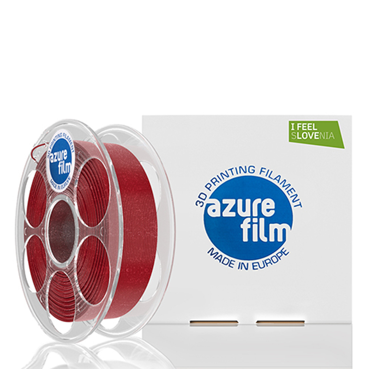 AzureFilm PLA Red Glitter 1kg 3D Printing Filament