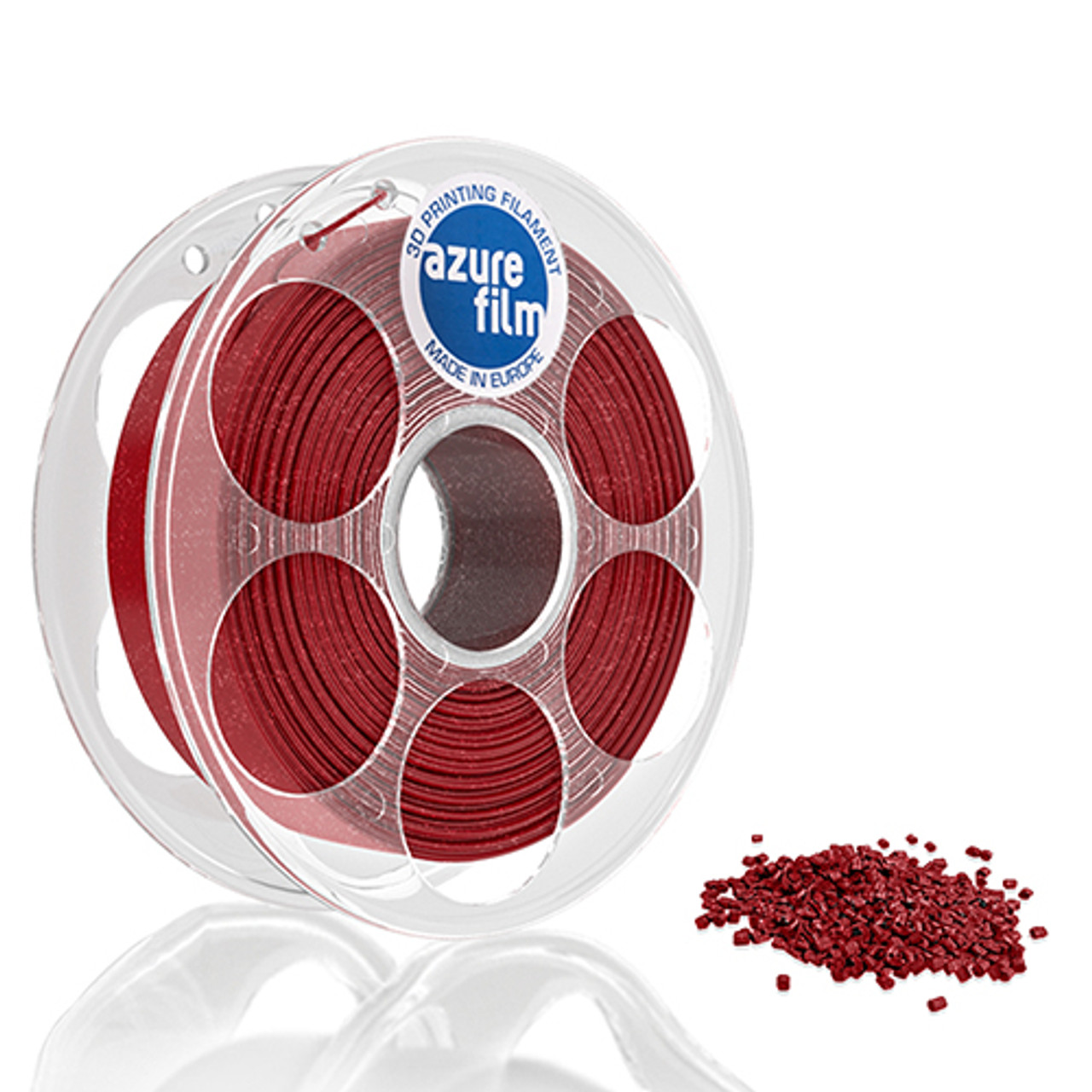 AzureFilm PLA Red Glitter 1kg 3D Printing Filament