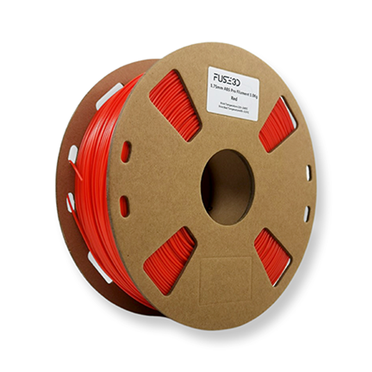 Fuse 3D ABS Pro Red 3D Printing Filament