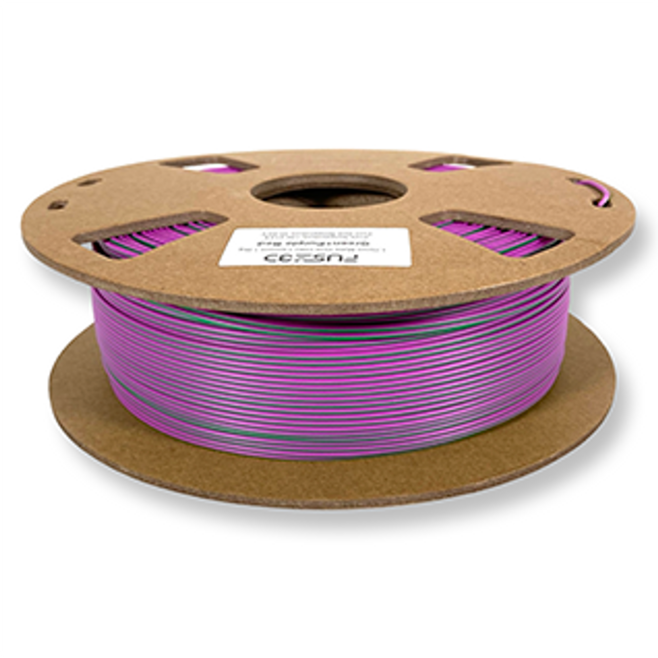 Fuse 3D Matte Dual Colour Silk Green-Purple-Red 3D Printing Filament