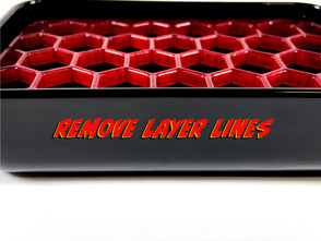 Remove layer lines with cold Acetone vapour smoothing