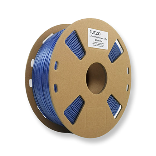 Fuse 3D PLA Blue Glitter 3D Printing Filament