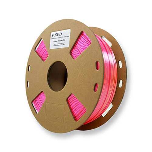 Fuse 3D Dual Colour Silk Yellow-Pink 3D Printing Filament