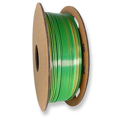 Fuse 3D Tri Colour Silk Blue-Orange-Green 3D Printing Filament