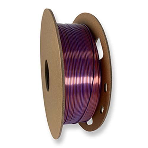 Fuse 3D Tri Colour Silk Gold-Copper-Purple 3D Printing Filament