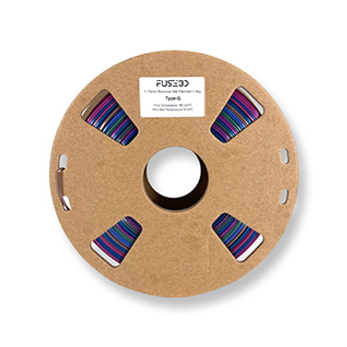 Fuse 3D Silk Rainbow G 3D Printing Filament