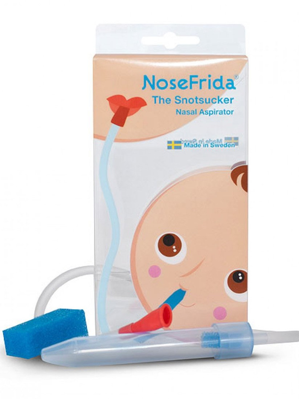 Frida Baby Baby Nasal Aspirator Nosefrida The Snotsucker All-natural Saline  Nasal Spray - 12ct : Target