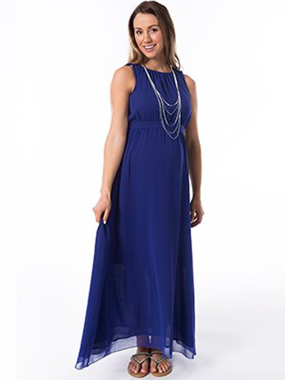 Breastfeeding Dress | Blue Lagoon Maxi Dress | Breastmates Mocktail ...