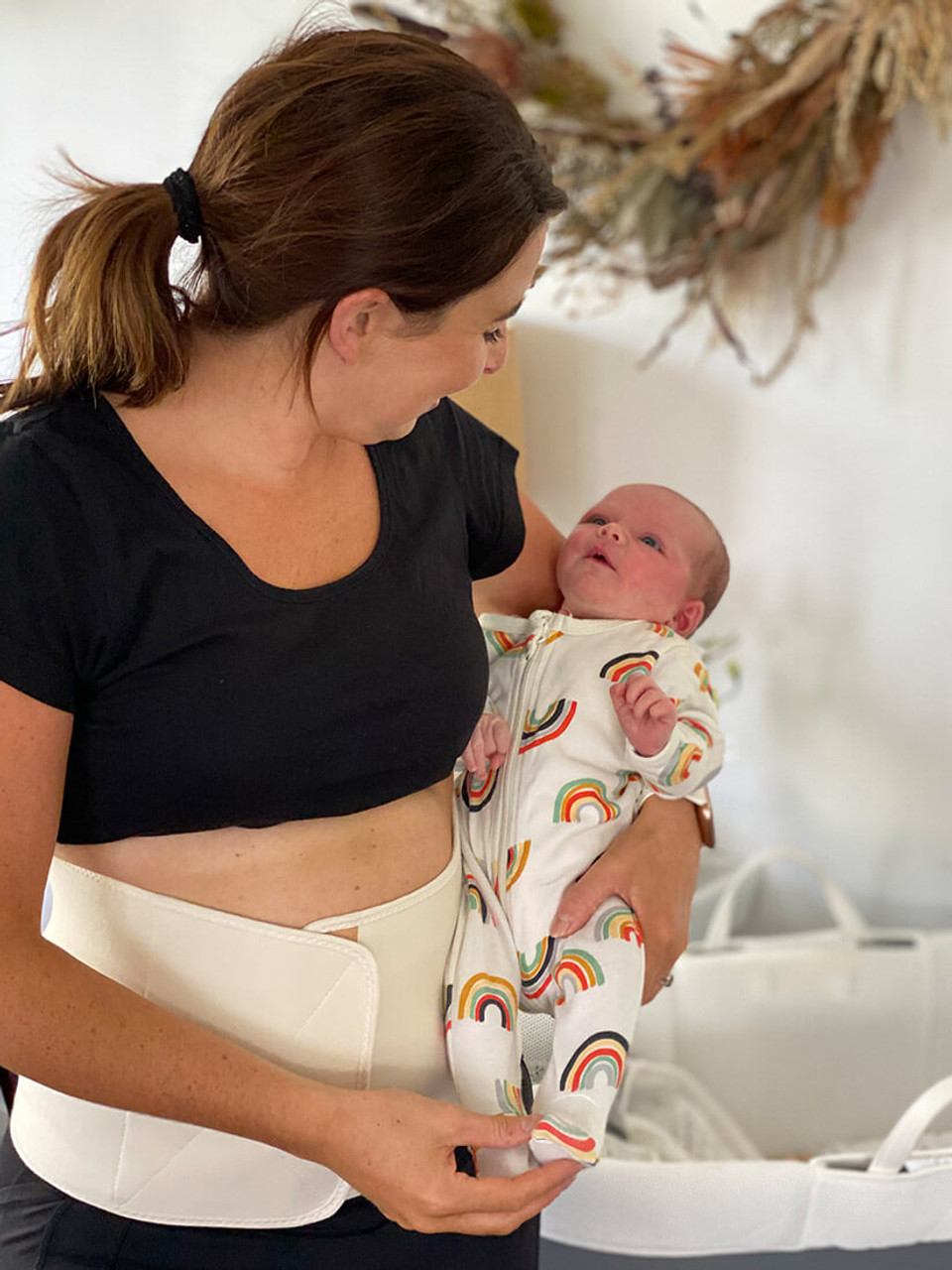 Postpartum Belly Wrap Belt Band Abdominal Binder Post Pregnancy Postnatal  After Birth Breathable Elastic Postpartum Support Adjustable