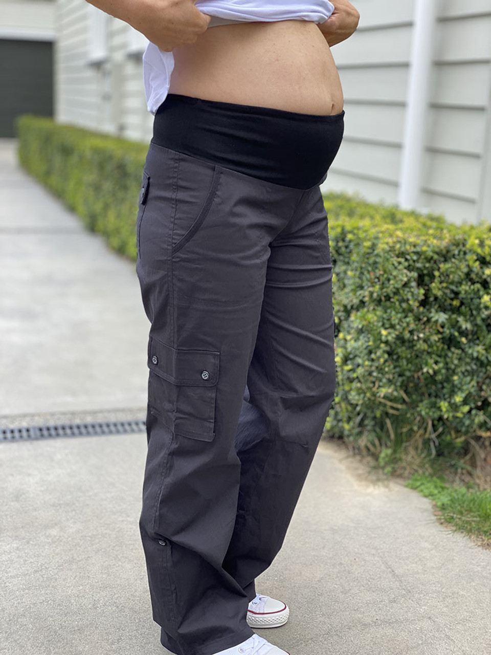 Motherhood maternity cargo pants