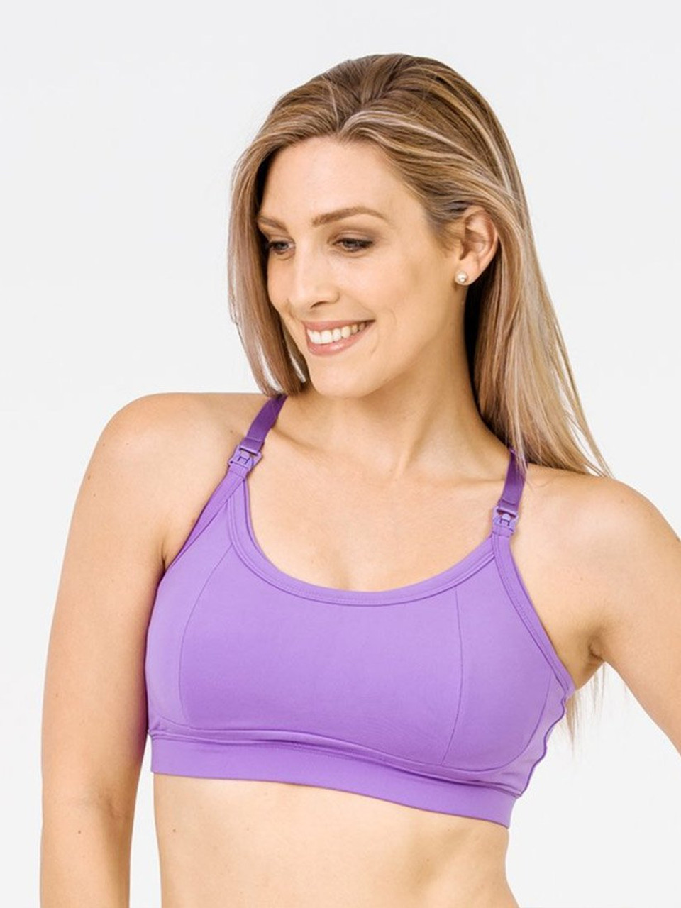 Cadenshae Everyday Bra - Feeding Activewear - COLOURFUL nursing bra with  Racerback Straps