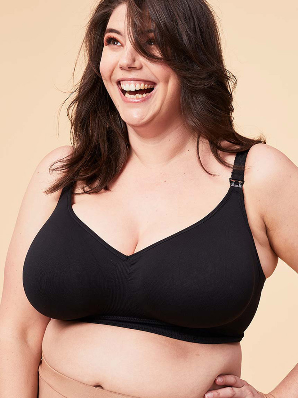 Seamless Nursing Bra designed specially for full figure sizes (F, FF, G,  GG, and H cups)