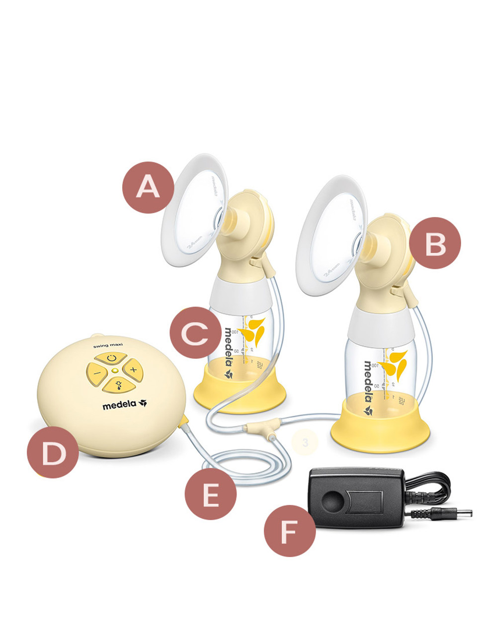 Medela Swing Maxi FLEX Breast Pump Parts (for your double pump