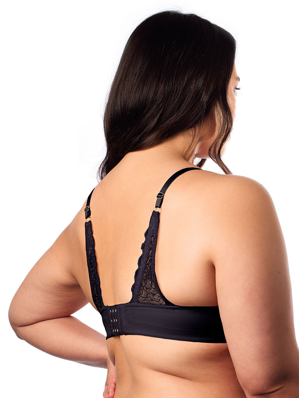 Hotmilk Lingerie - Temptation Full Figure Support - Nursing Bra - Flexi Wire  -Black