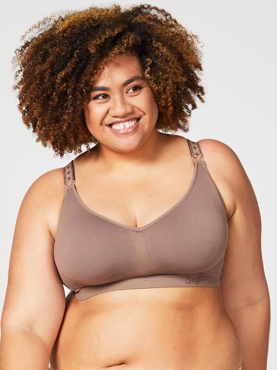 Seamless Nursing Bra designed specially for full figure sizes (F, FF, G,  GG, and H cups)