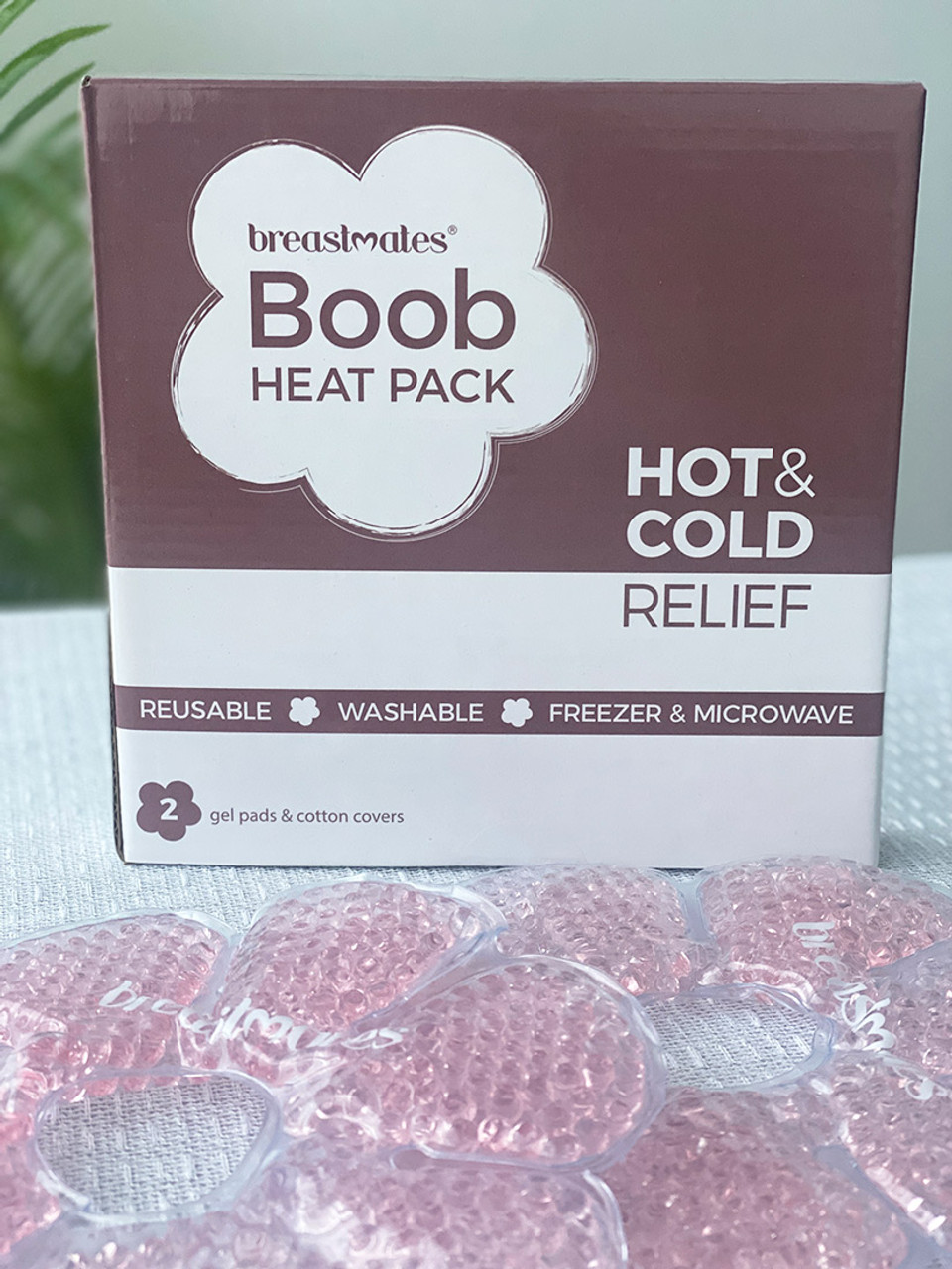 InstaRelief Breast Heating Pads Ice Packs