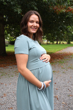 Maxi Maternity Dress / Breastfeeding Dress