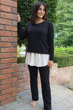 Nursing Knit (Cropped Jumper and Shirt)