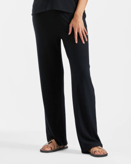 Cindy Rib Pants - Black