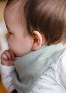 100% Cotton Jersey Bib 2PK - Farmyard Lamb