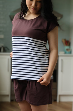Coffee - Maternity & Breastfeeding Top