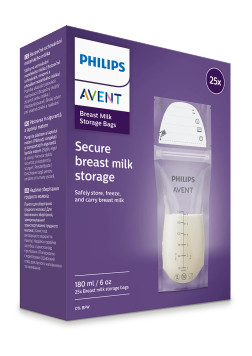 Breast Milk Storage Bags 180ml - 25 bags