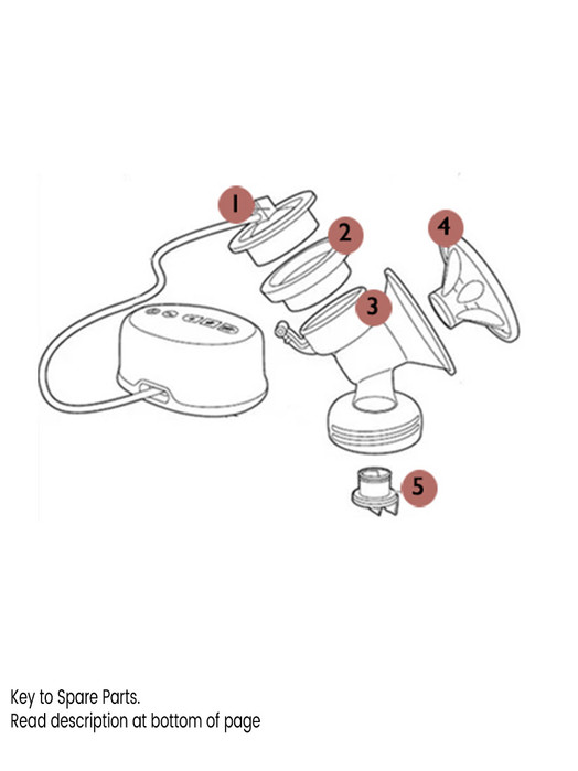 Avent Comfort Natural Breast Pump Parts