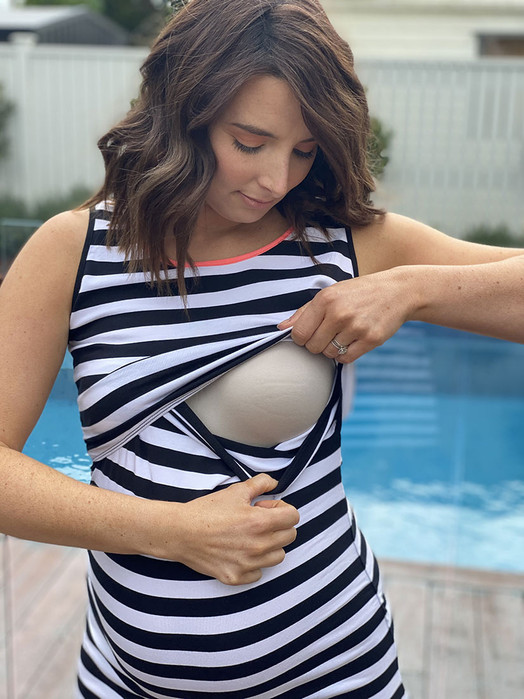 Maternity Dress - Breastfeeding Dress